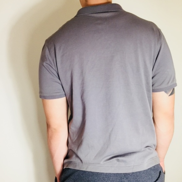 Calvin Klein Men's Polo Shirt Gray - Picture 3 of 6